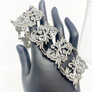 548 Vintage Los Castillo 441 Mexican silver bracelet